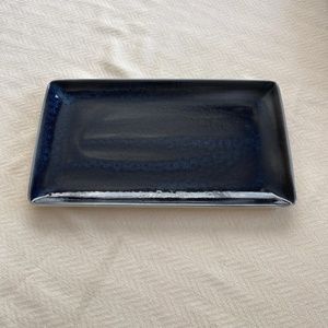 Steelite International Blue Rectangle Tray Vesuvius England S12010556